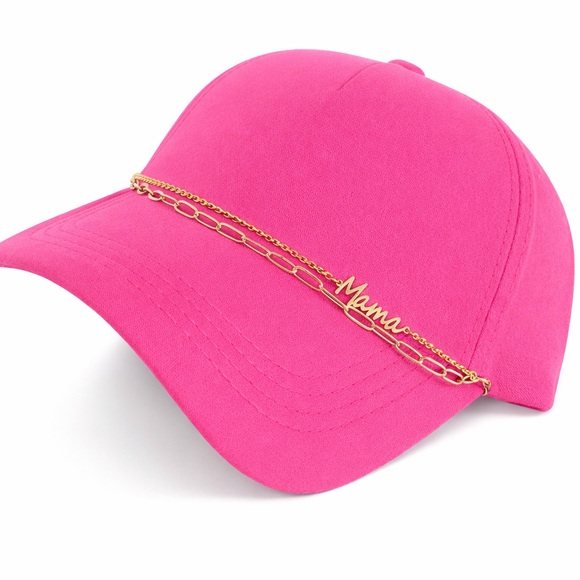 Accessories - 'Mama' Gold Hat Chain